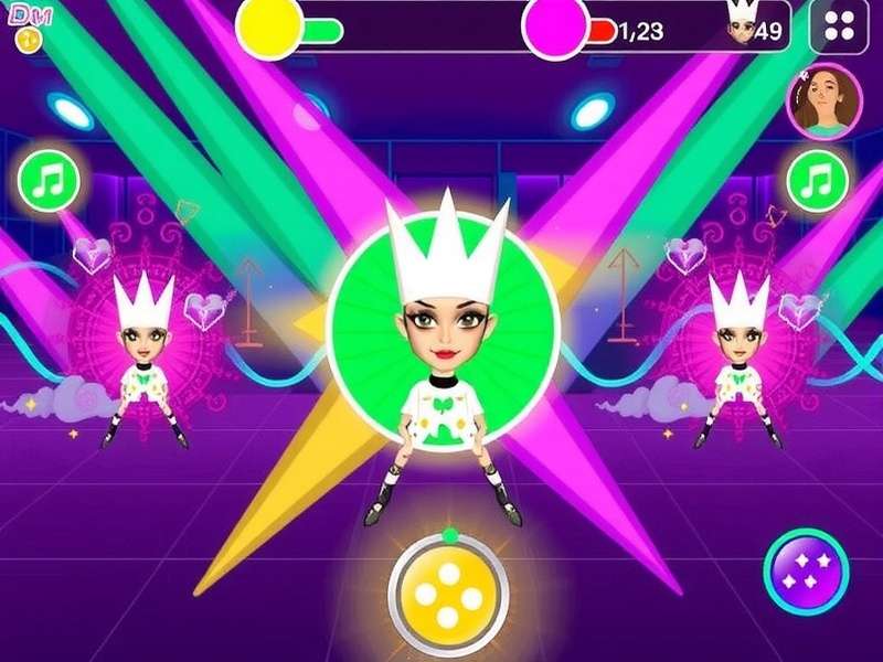 Dance Queen Spin Gameplay Screenshot